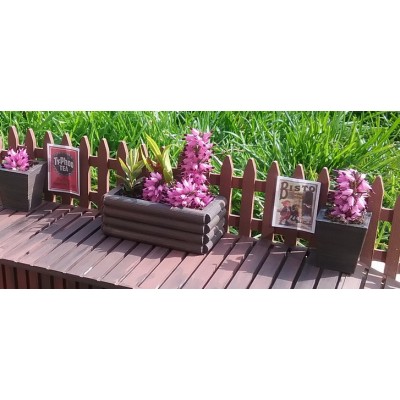 Set of three planters