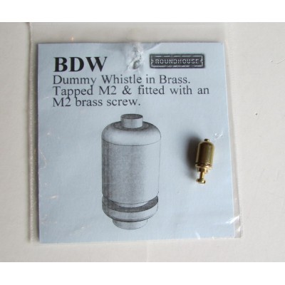 Brass dummy whistle